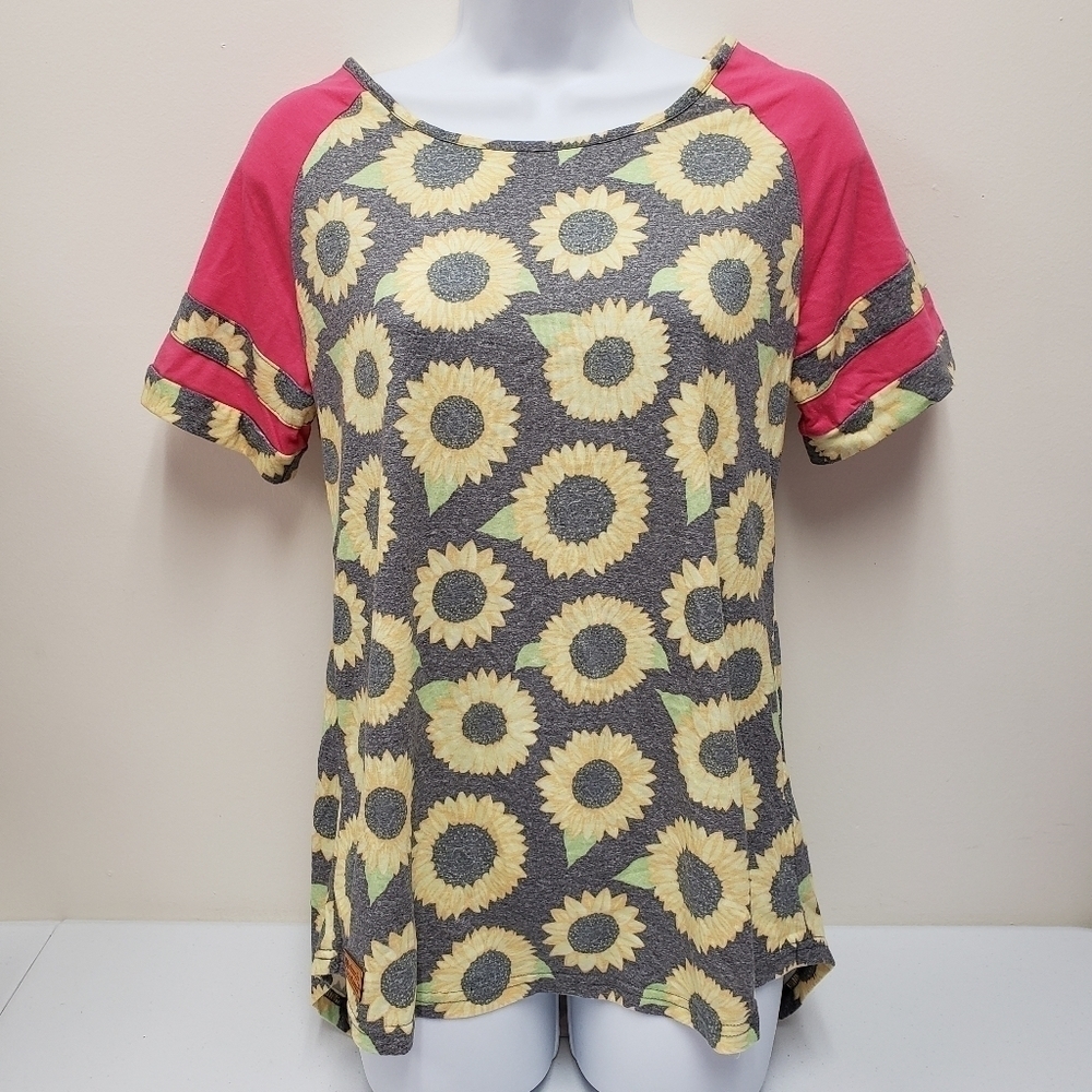 Simply Southern Collection Womens Sunflower Tshirt Size Small